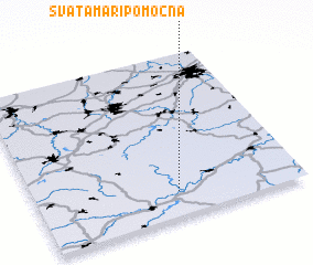 3d view of Svatá Maří Pomocná