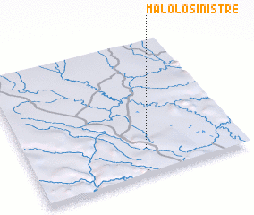 3d view of Malolo-Sinistre