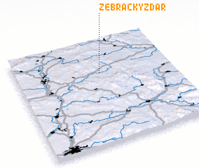 3d view of Žebrácký Žďár