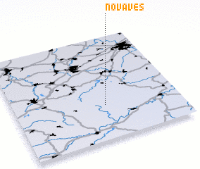 3d view of Nová Ves