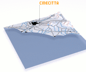 3d view of Cinecittà