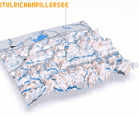 3d view of Sankt Ulrich am Pillersee