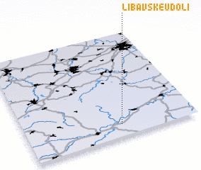 3d view of Libavské Údolí