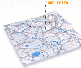 3d view of Gabelletta