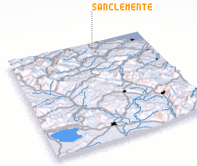 3d view of San Clemente