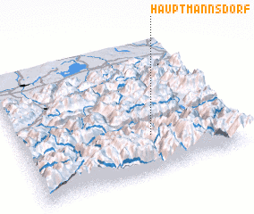 3d view of Hauptmannsdorf