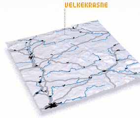 3d view of Velké Krásné