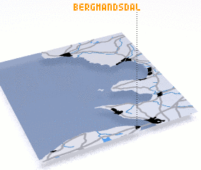 3d view of Bergmandsdal