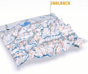 3d view of Saalbach