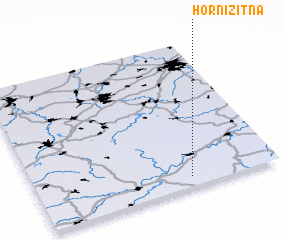 3d view of Horní Žitná