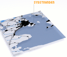 3d view of Sydstranden