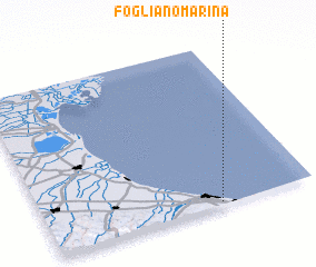 3d view of Fogliano Marina