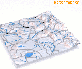 3d view of Passo Corese