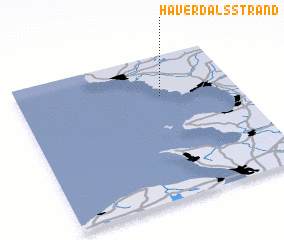 3d view of Haverdalsstrand