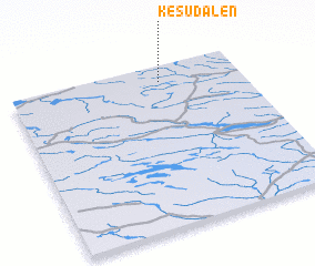 3d view of Kesudalen