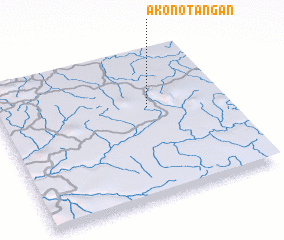 3d view of Akonotangan