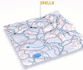 3d view of Spello