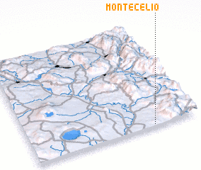 3d view of Montecelio