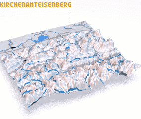 3d view of Neukirchen am Teisenberg