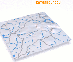 3d view of Kayes-Boungou