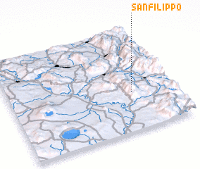 3d view of San Filippo