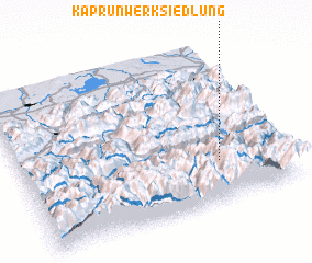 3d view of Kaprun Werksiedlung