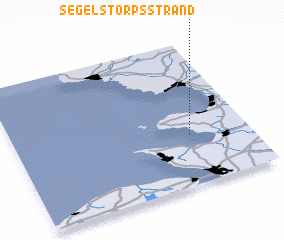 3d view of Segelstorpsstrand