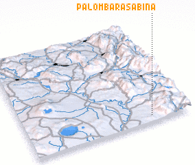 3d view of Palombara Sabina