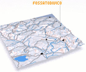 3d view of Fossato di Vico