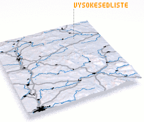 3d view of Vysoké Sedliště