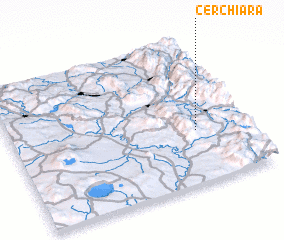 3d view of Cerchiara