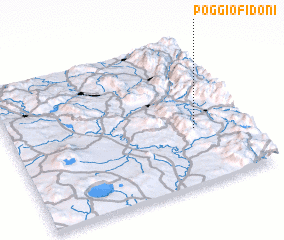 3d view of Poggio Fidoni