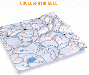 3d view of Colle SantʼAngelo