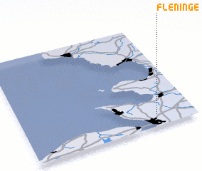 3d view of Fleninge