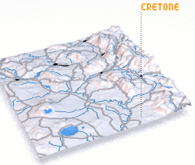 3d view of Cretone