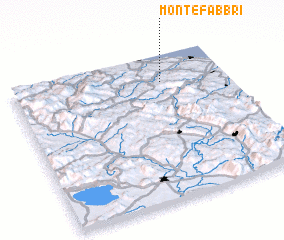 3d view of Monte Fabbri