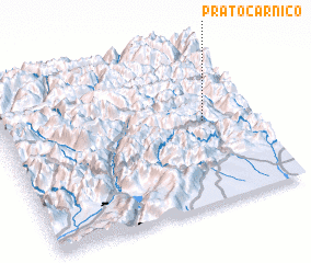 3d view of Prato Carnico