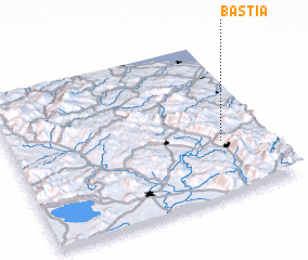 3d view of Bastia