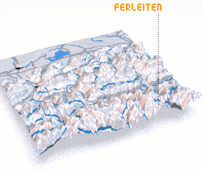 3d view of Ferleiten