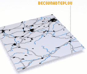 3d view of Bečov nad Teplou