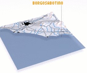 3d view of Borgo Sabotino