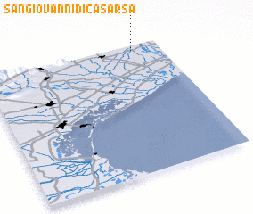 3d view of San Giovanni di Casarsa