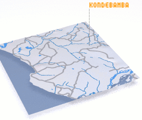 3d view of Konde-Bamba