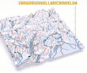 3d view of San Giorgio della Richinvelda