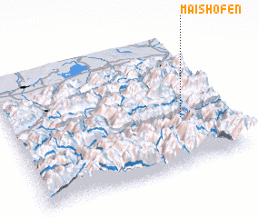 3d view of Maishofen