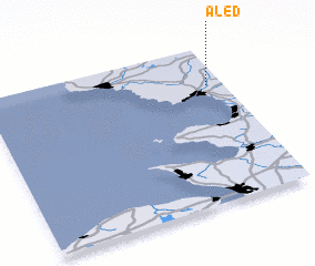 3d view of Åled