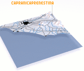 3d view of Capranica Prenestina