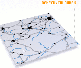 3d view of Německý Chloumek