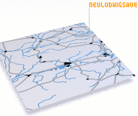 3d view of Neu Ludwigsaue