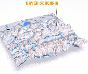 3d view of Bayerisch Gmain